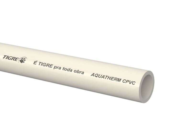 tubo CPVC para água quente